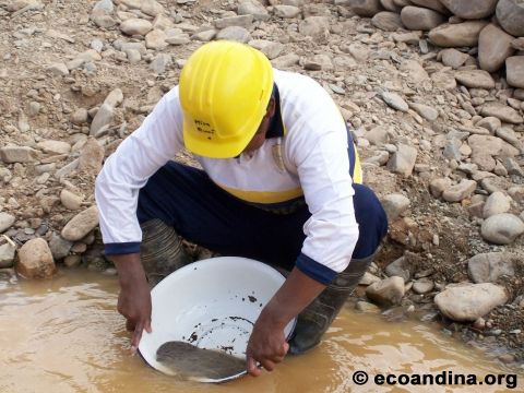 Goldwäscher in der Puna jujeña